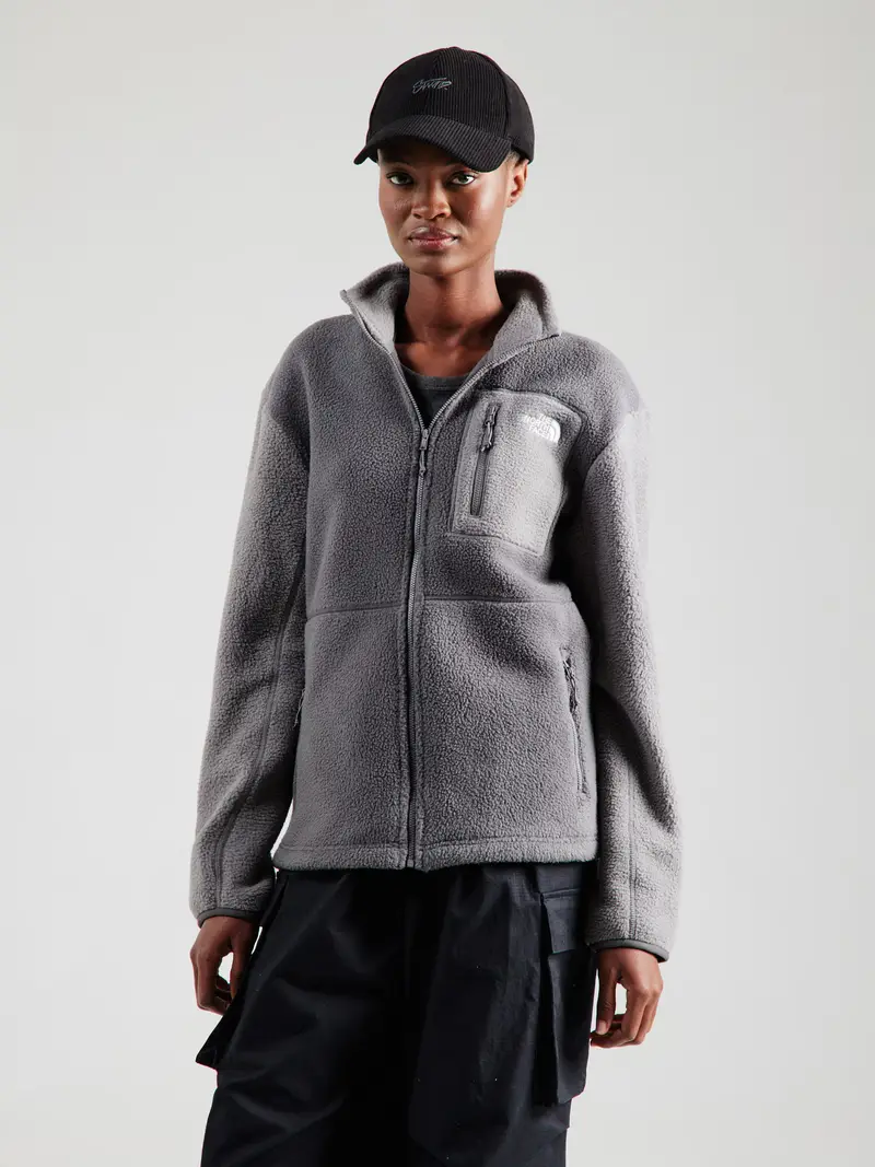 Giacca di pile funzionale 'YUMIORI' grigio / bianco miniatura 3