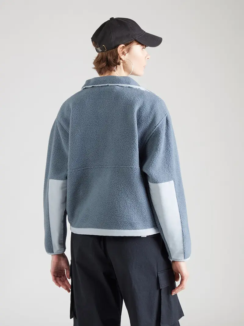 Giacca di pile YUMIORI grigio basalto / grigio chiaro / bianco miniatura 3