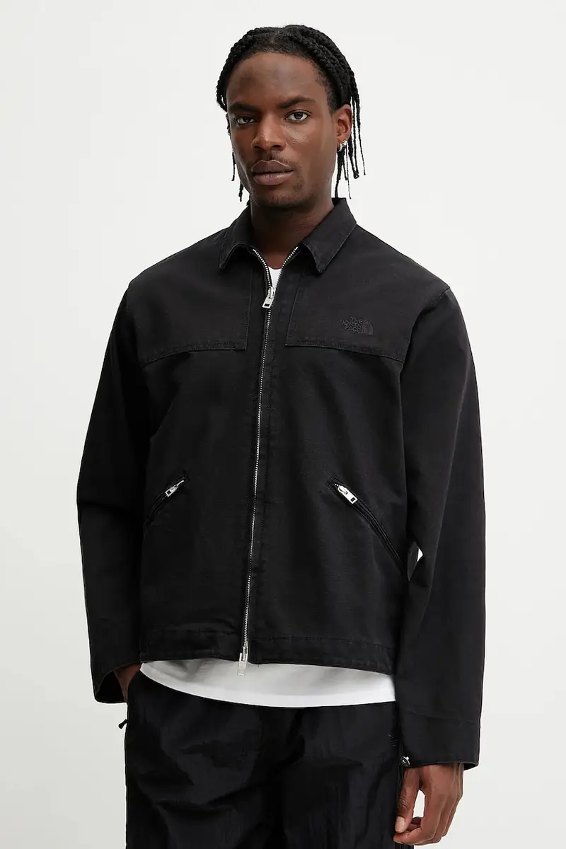 giacca in cotone Cedar Canvas Work colore nero NF0A8B72JK31