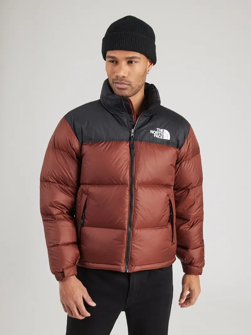 Giacca invernale 1996 Retro Nuptse castano / nero / bianco miniatura 2