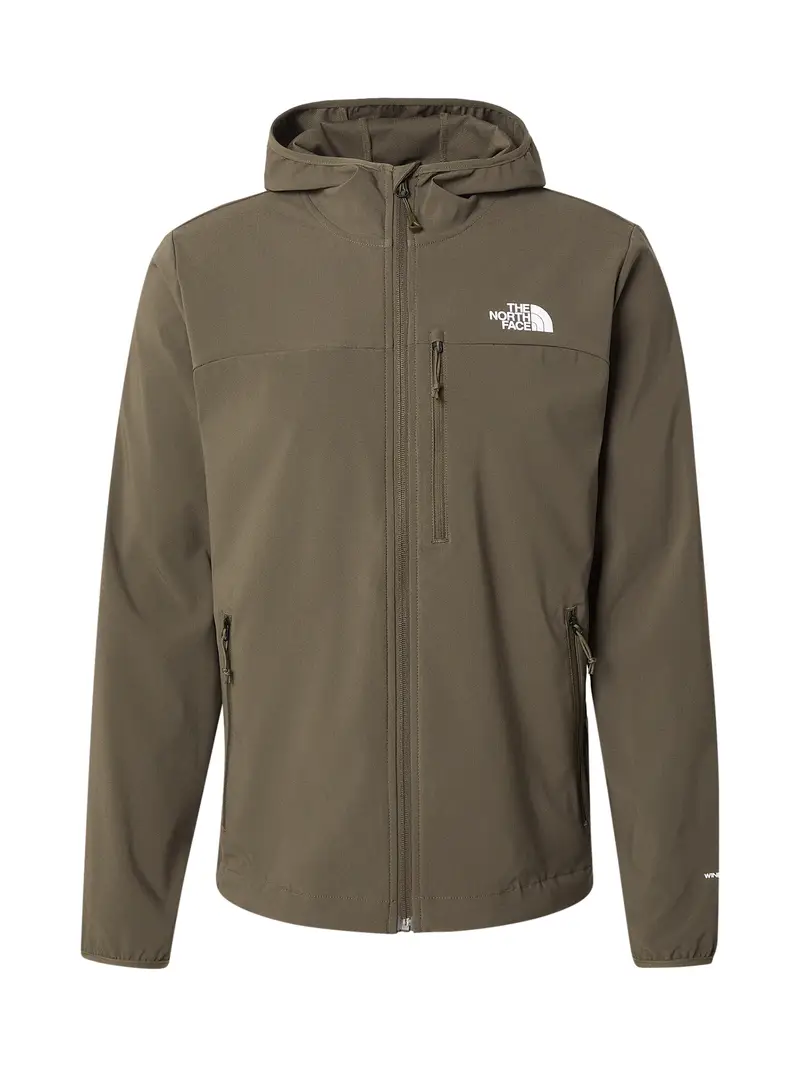 Giacca per outdoor NIMBLE verde scuro / bianco