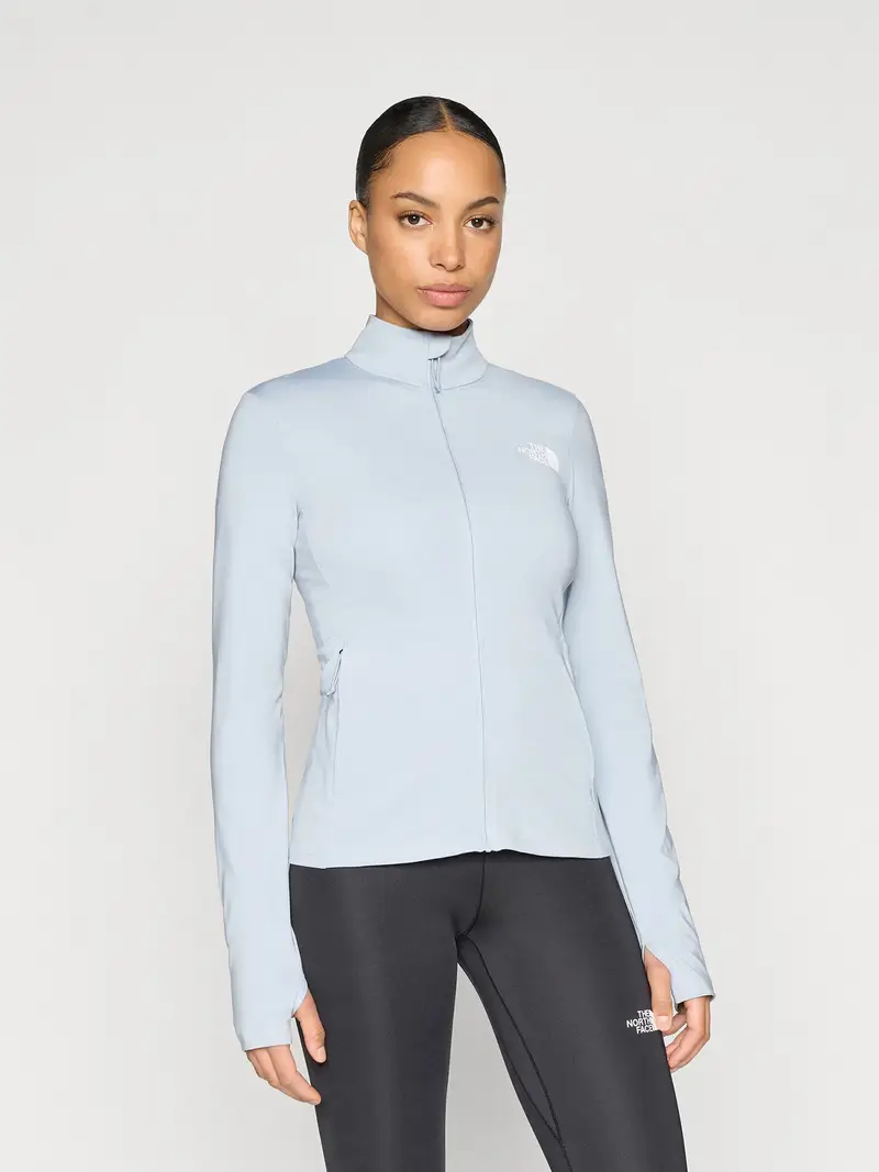 Giacca sportiva W FLEX FULL ZIP JACKET blu cielo miniatura 2