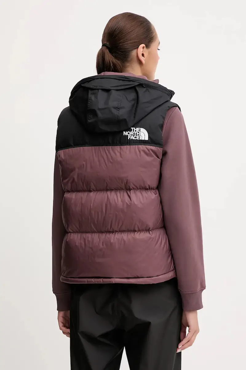 gilet in piuma 1996 Retro Nuptse colore granata NF0A3XEPCAI1 miniatura 3