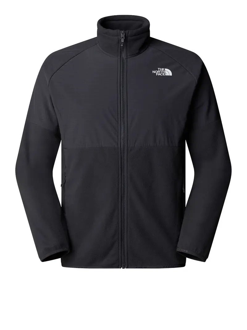 giubbino the north face pile glacier da uomo - nero