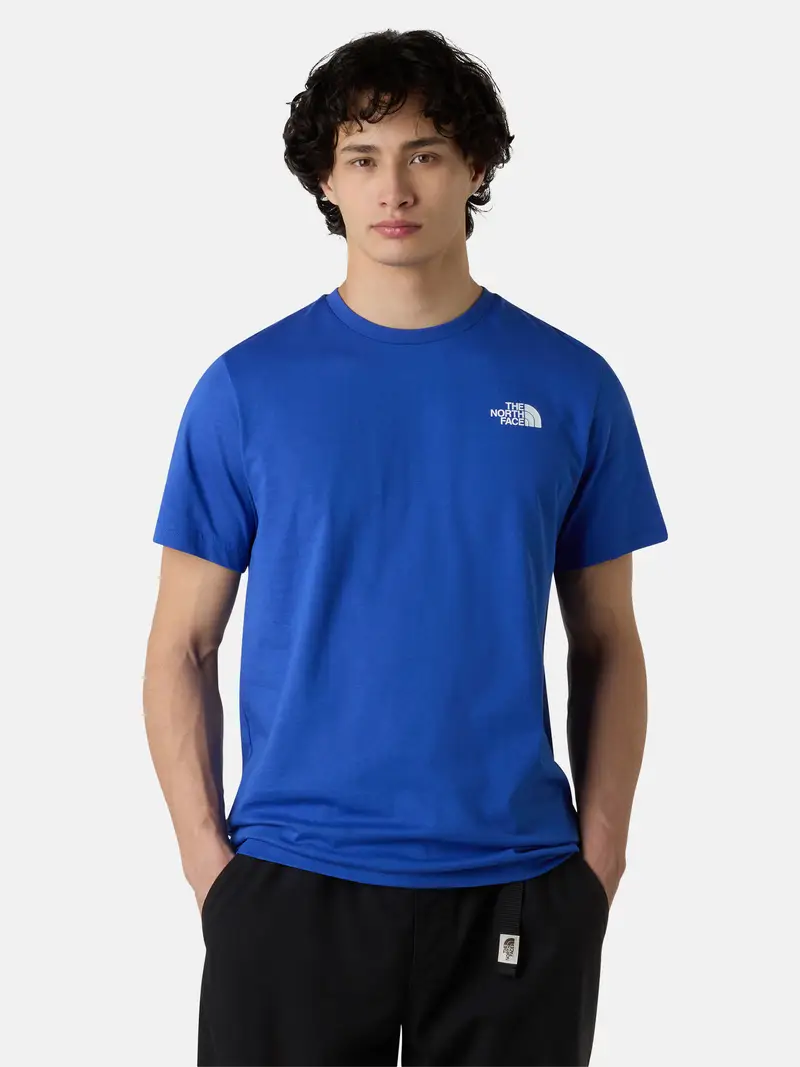 Maglietta blu cobalto miniatura 3