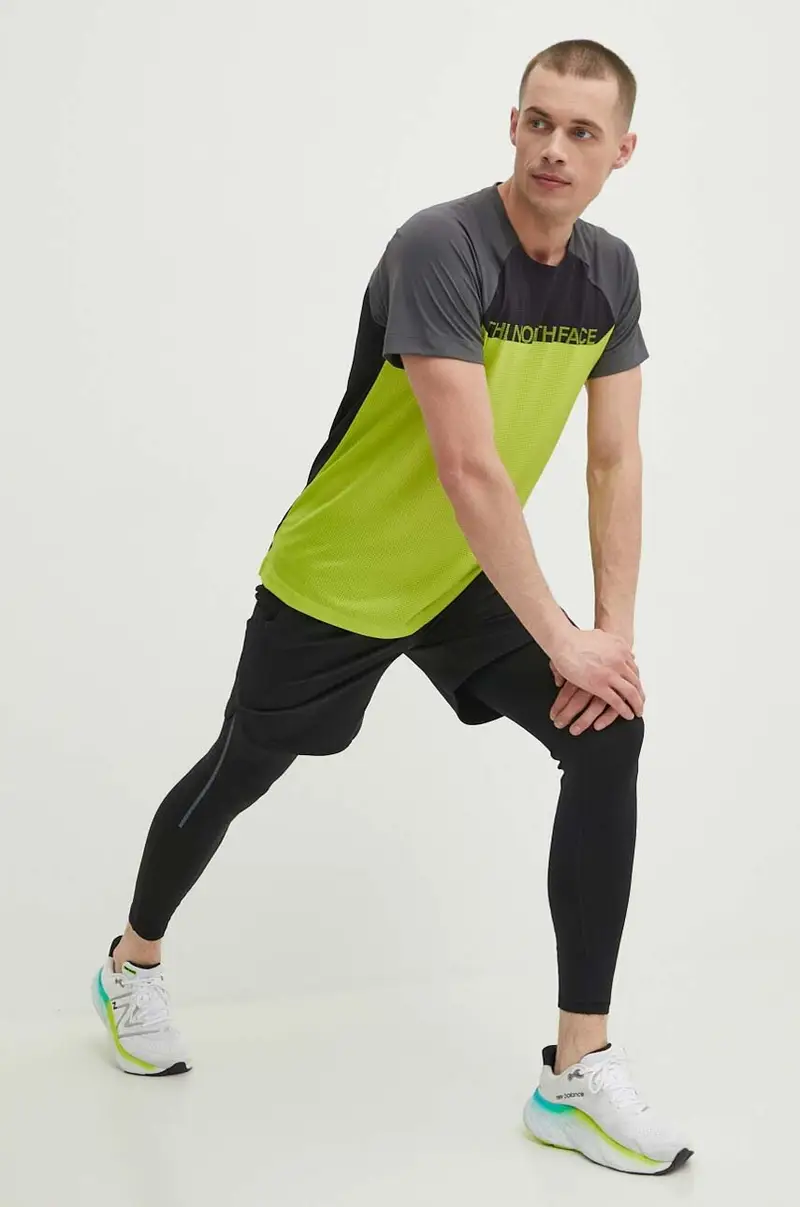 maglietta da sport colore verde NF0A87TYWIP1 miniatura 2