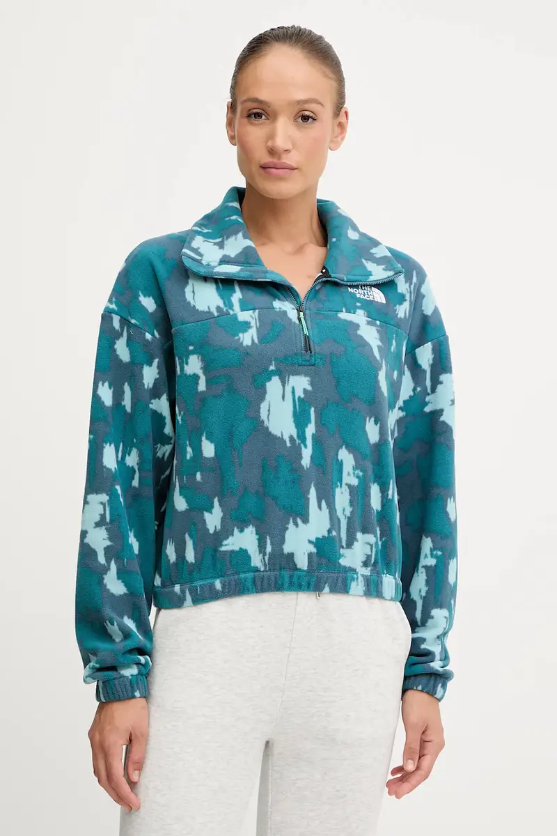 maglietta da trekking Mountain Athletics donna colore turchese NF0A8E30DQD1