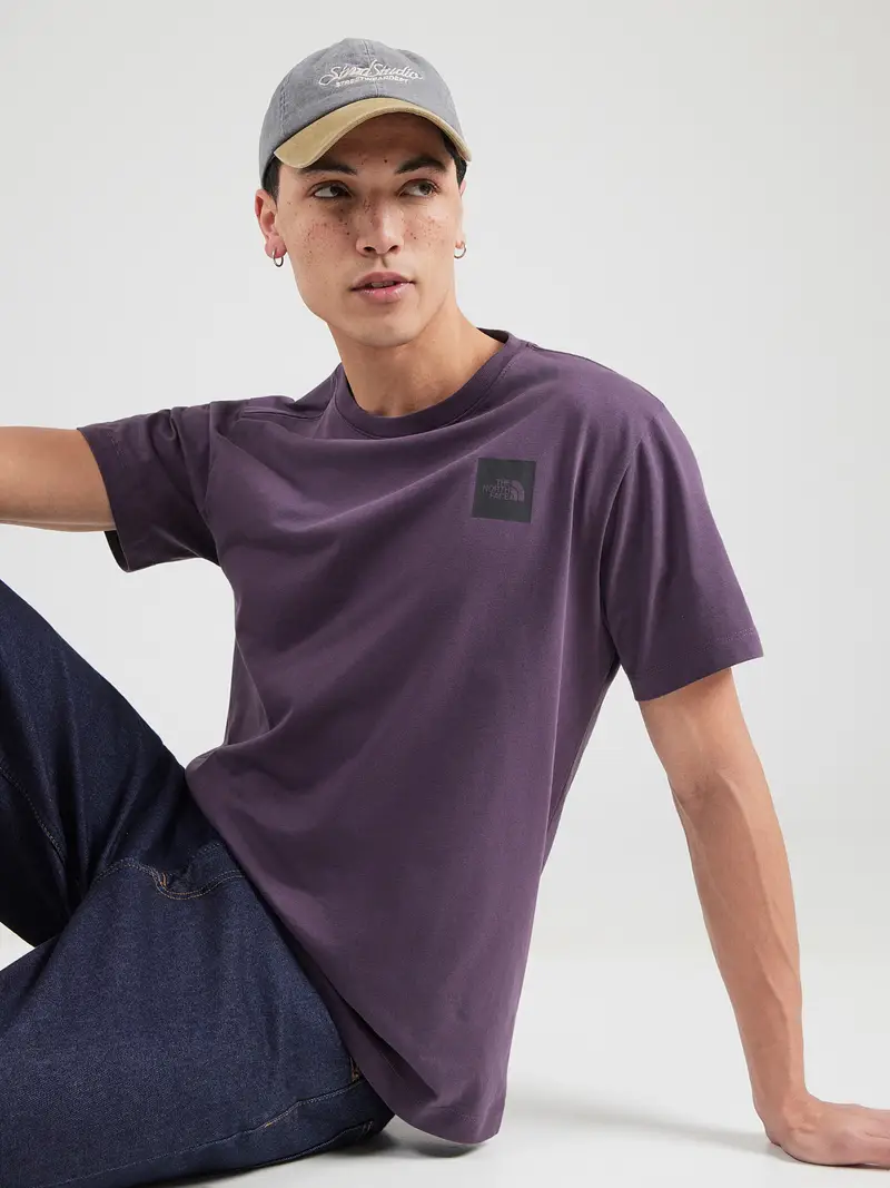 Maglietta EVOLUTION melanzana / nero miniatura 2