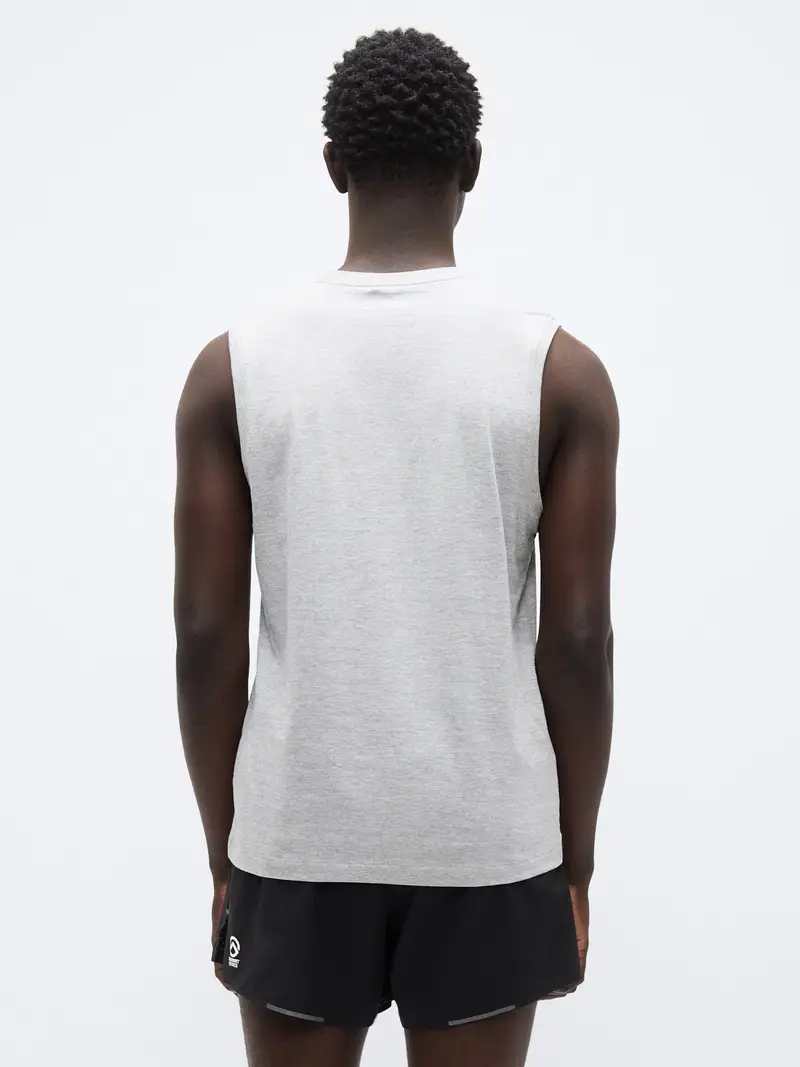 Maglietta EVOLUTION SIMPLE DOME grigio chiaro / bianco miniatura 3