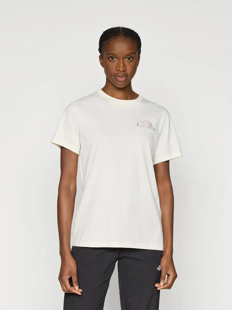 Maglietta Monte grigio / rosa / bianco miniatura 3