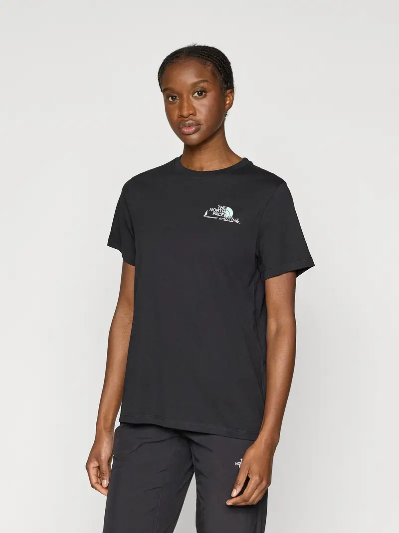 Maglietta MONTE menta / nero miniatura 3