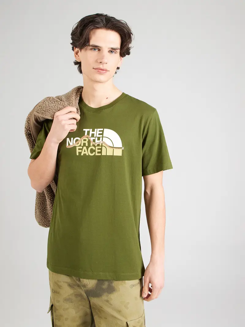 Maglietta MOUNTAIN LINE oliva / canna / bianco miniatura 2