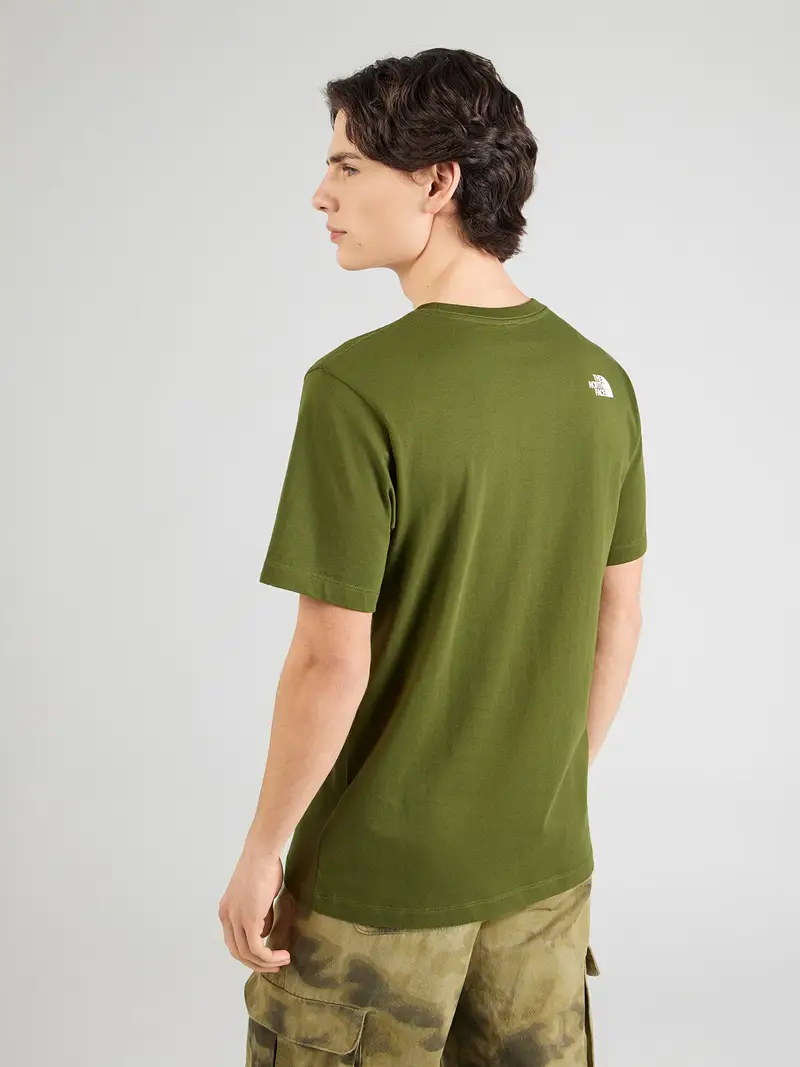 Maglietta MOUNTAIN LINE oliva / canna / bianco miniatura 3