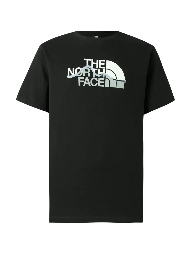 Maglietta Mountain Line opale / nero / bianco