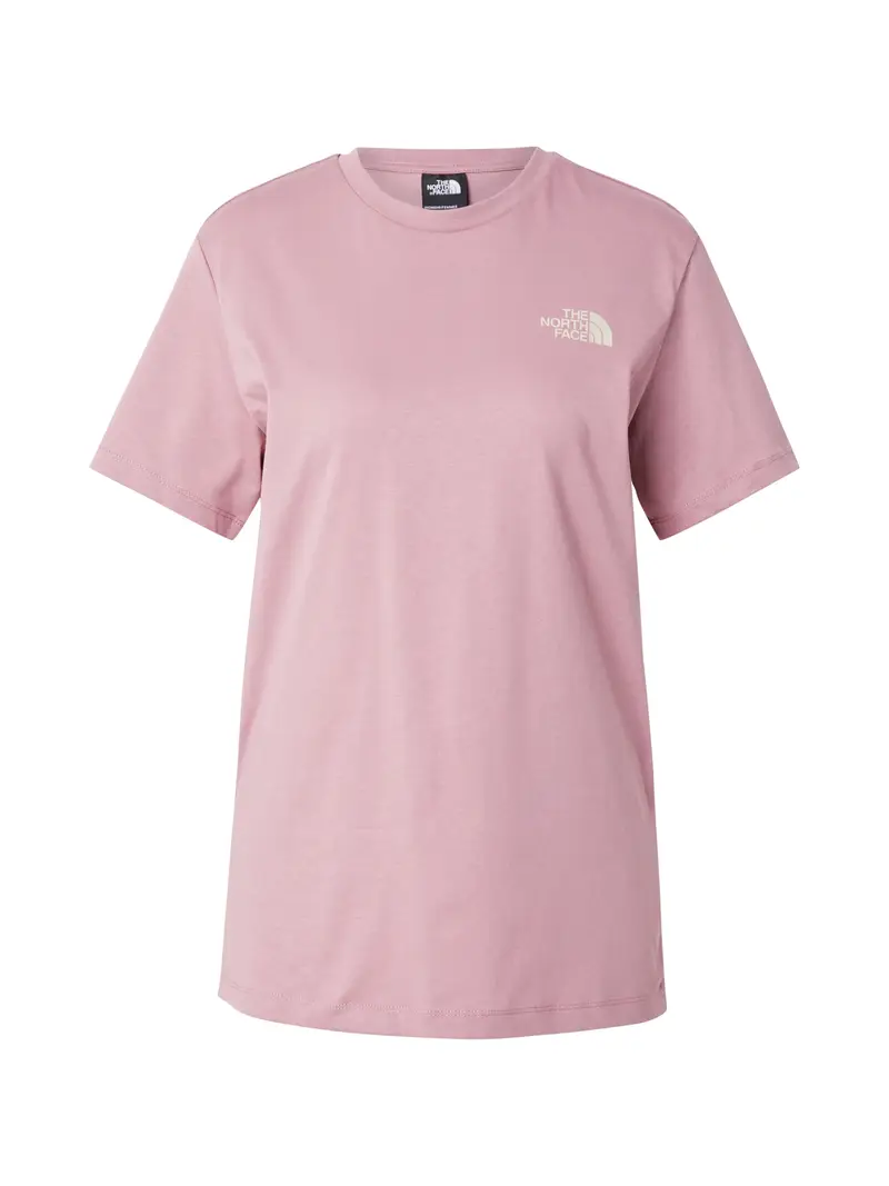 THE NORTH FACE Maglietta 'Redbox'  beige / rosa antico / bianco