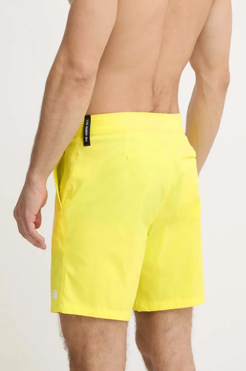 pantaloncini da bagno colore giallo NF0A81X1QIF1 miniatura 3
