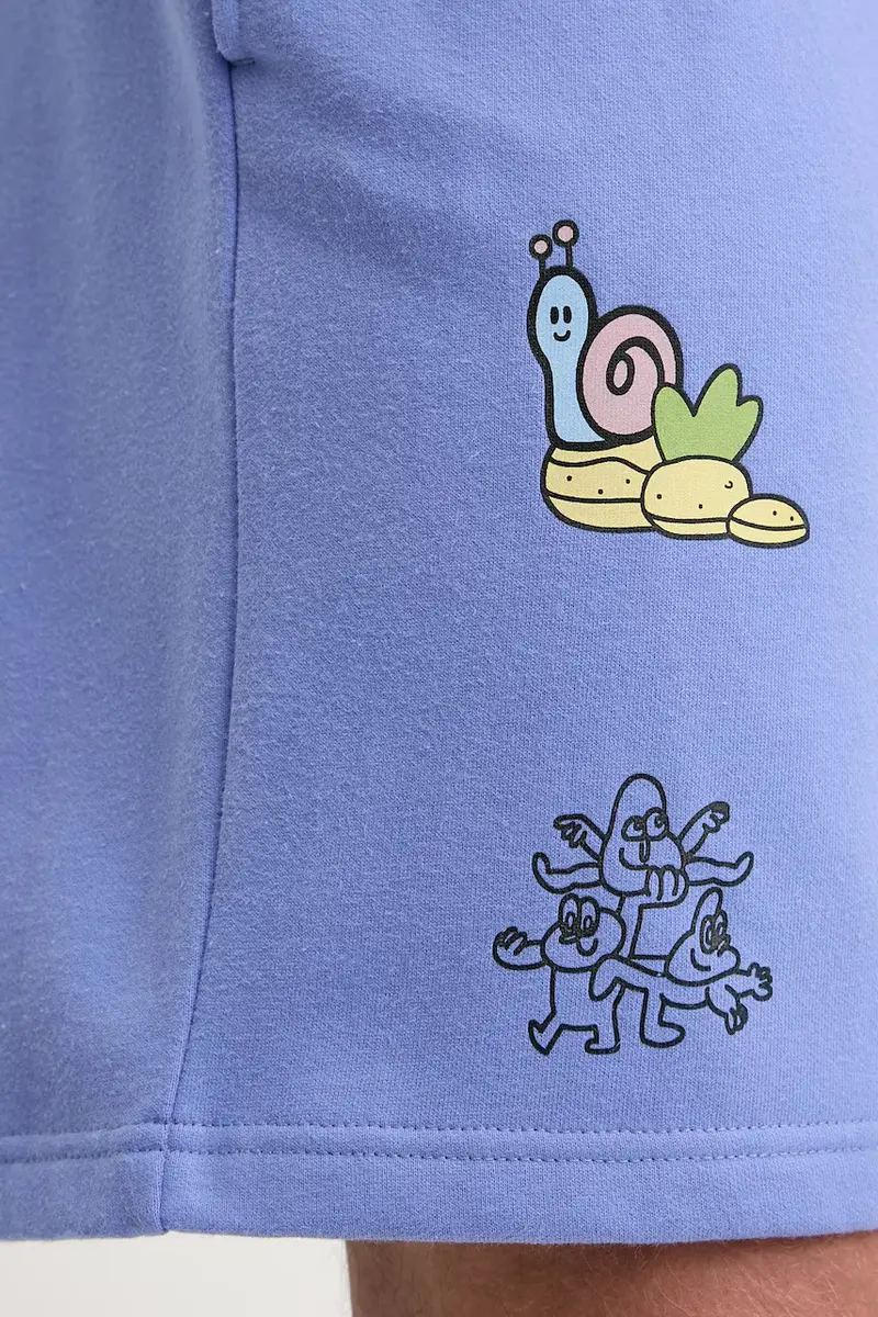 pantaloncini in cotone Mountain Cleanup uomo colore violetto NF0A8C2X0YI1 miniatura 4