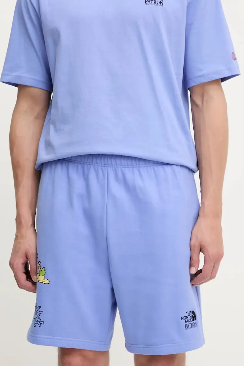 pantaloncini in cotone Mountain Cleanup uomo colore violetto NF0A8C2X0YI1