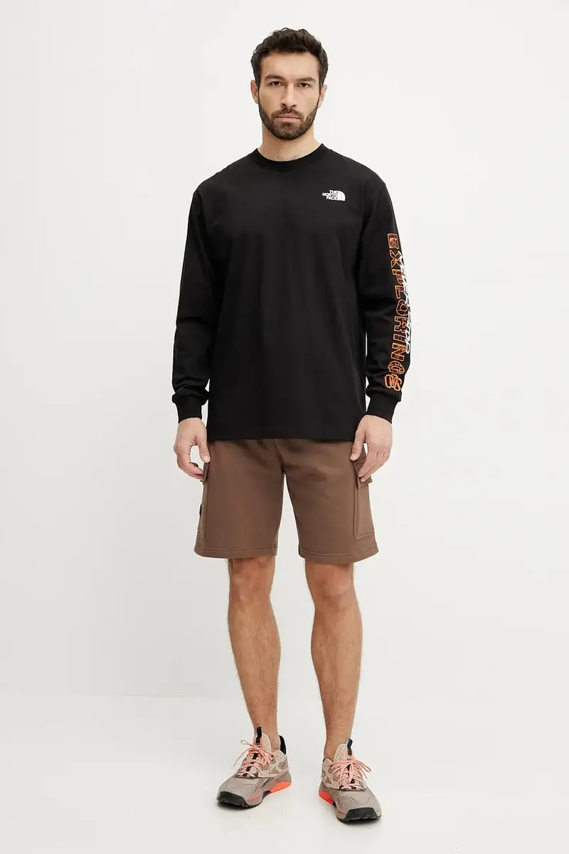 pantaloncini in cotone uomo colore marrone NF0A8C2Z1OI1 miniatura 2