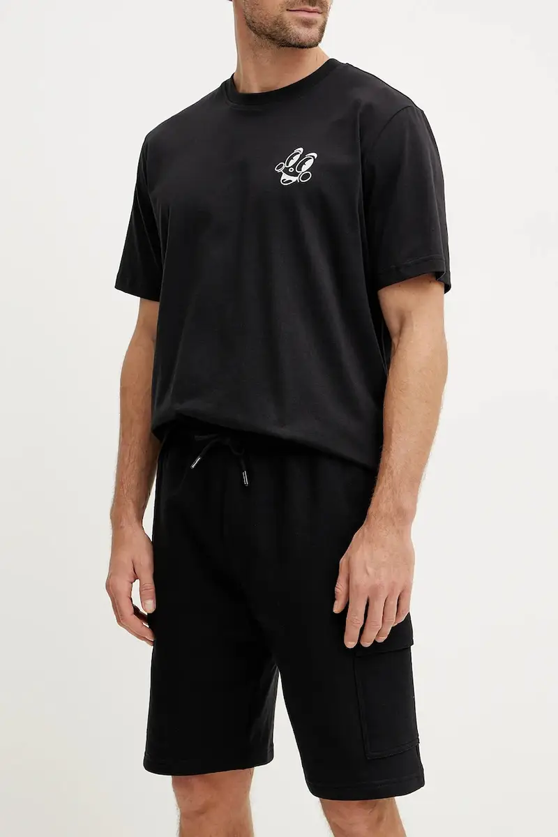 pantaloncini in cotone uomo colore nero NF0A8C2ZJK31