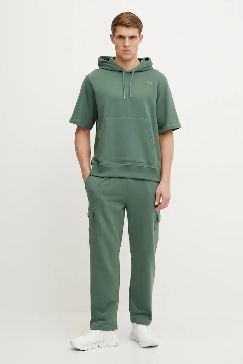 pantaloni della tuta di cotone uomo colore verde NF0A8C2YHCH1 miniatura 2