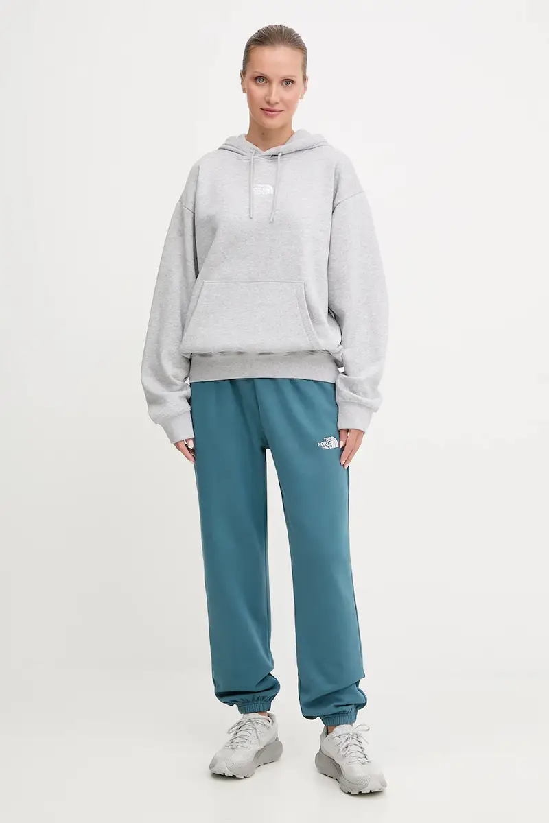 pantaloni tuta Essential Relaxed donna colore turchese NF0A8C1GBQ51 miniatura 2