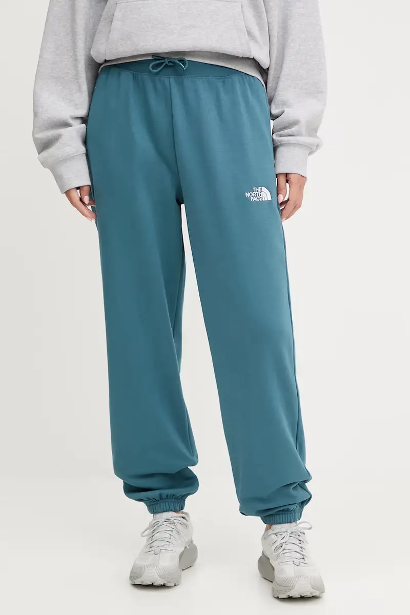 pantaloni tuta Essential Relaxed donna colore turchese NF0A8C1GBQ51