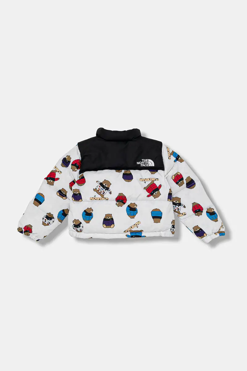 piumino bambini KID 1996 RETRO NUPTSE JACKET -PRINT colore bianco NF0A8E842LP1 miniatura 2