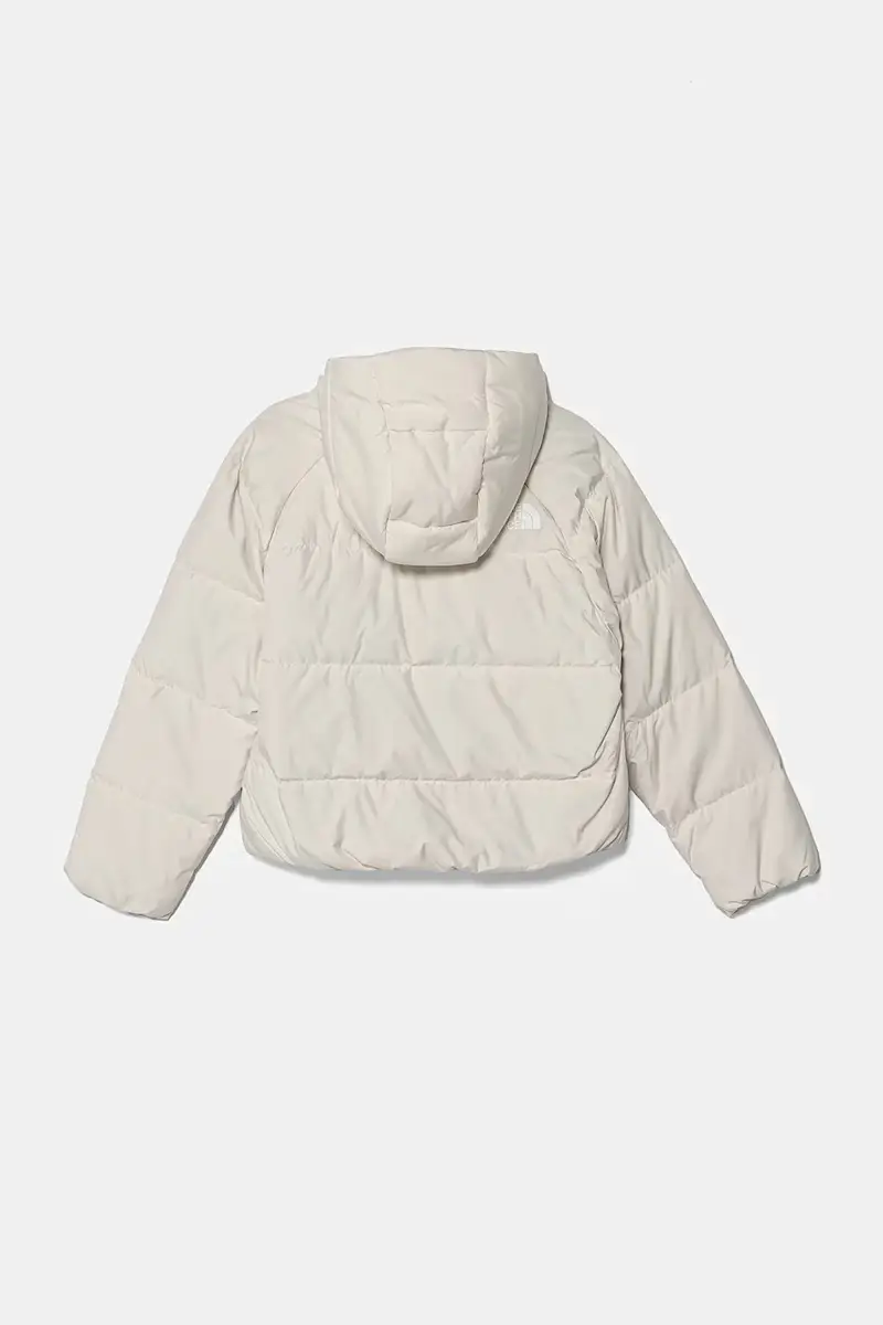 piumino bambini NORTH DOWN HOODED JACKET colore beige NF0A88UDQLI1 miniatura 2