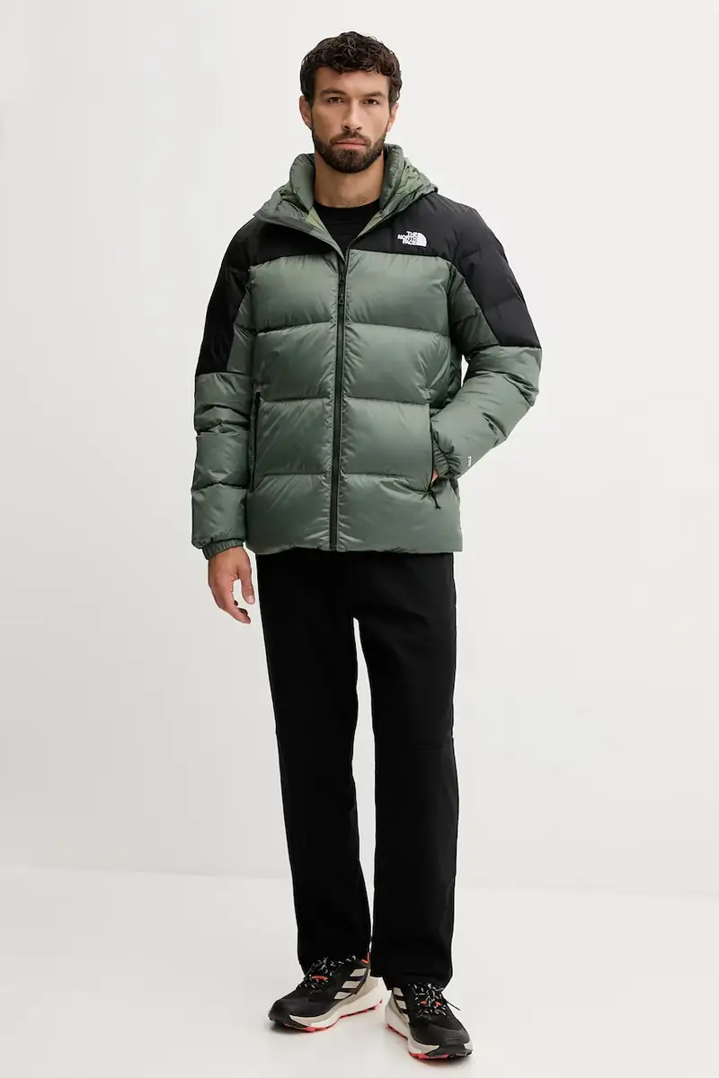 piumino in velluto a coste OUTDOOR colore verde NF0A8992EIH1 miniatura 2