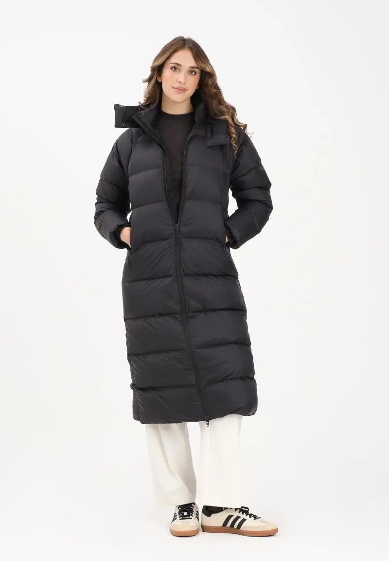 Piumino lungo Hydrenalite City nero da donna miniatura 2