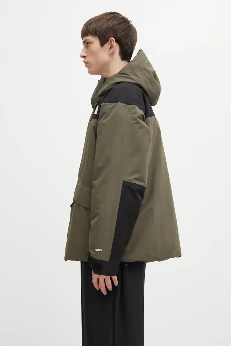 piumino Mountain Down Jacket colore verde NF0A8D1VBQW1 miniatura 2