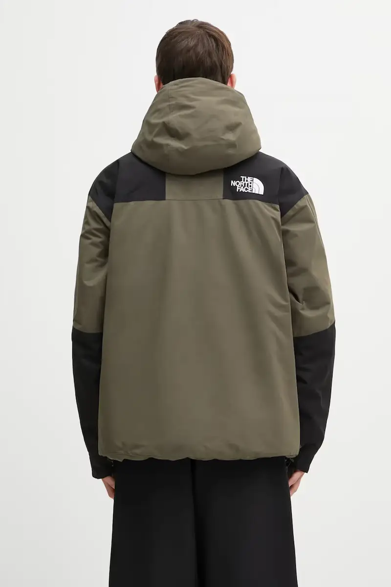 piumino Mountain Down Jacket colore verde NF0A8D1VBQW1 miniatura 3