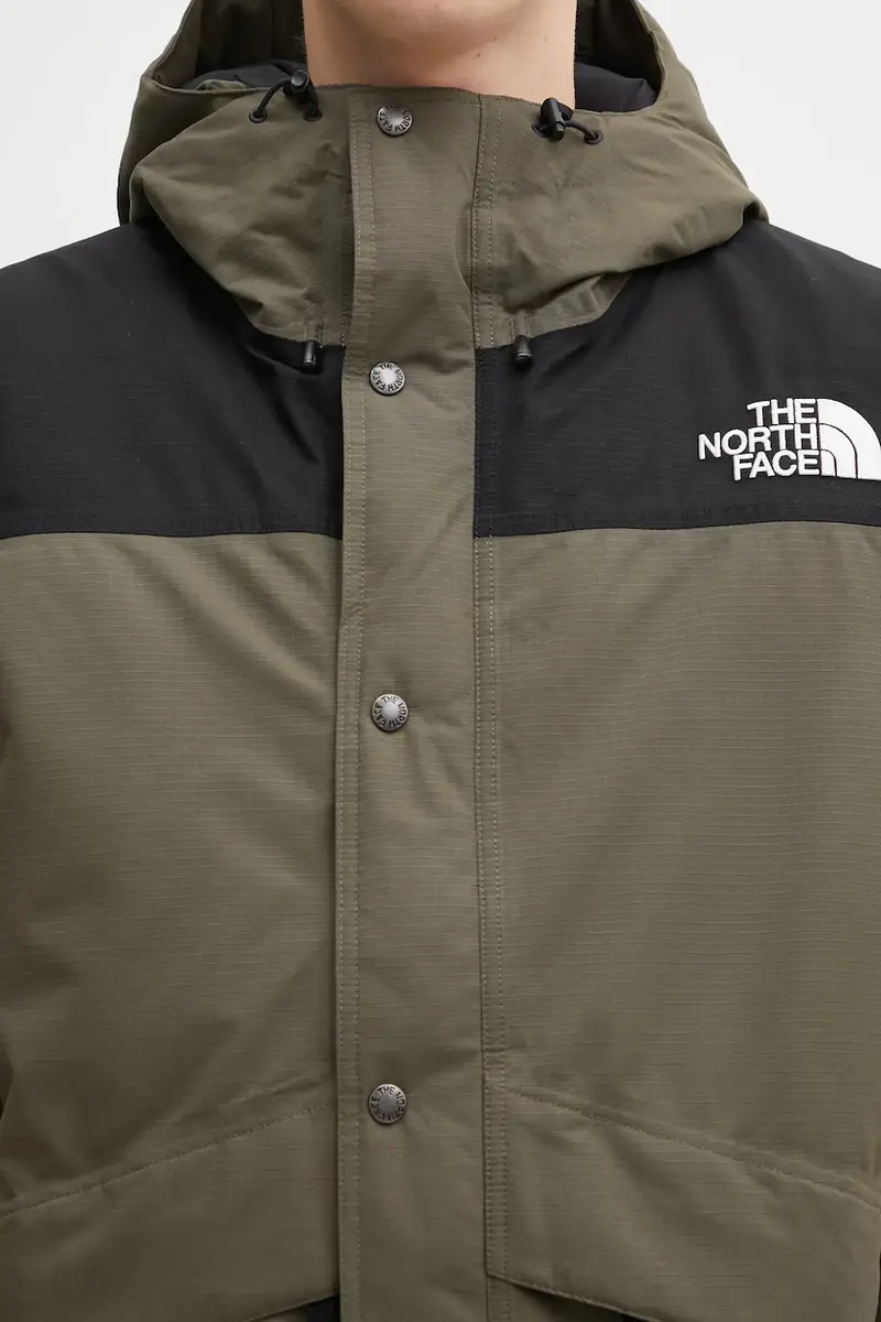 piumino Mountain Down Jacket colore verde NF0A8D1VBQW1 miniatura 4