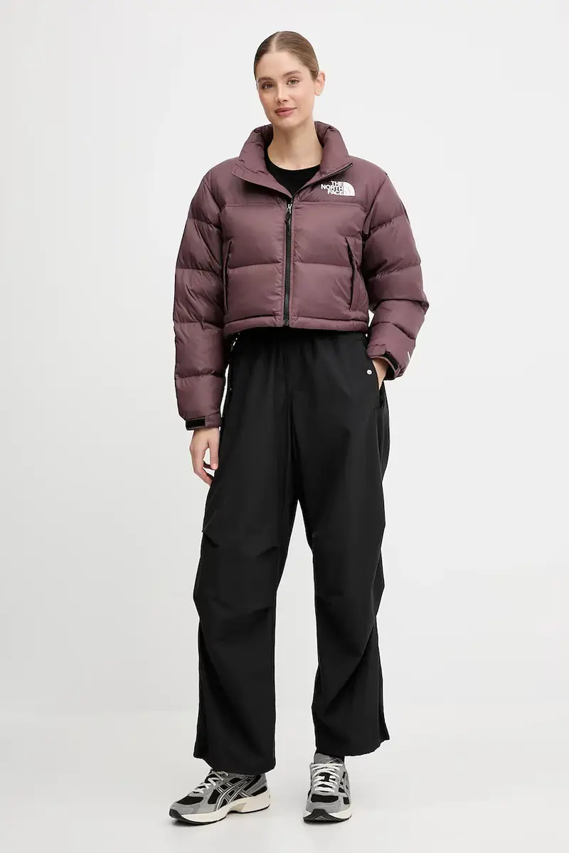 piumino Nuptse Marrone miniatura 2