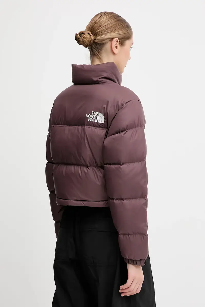 piumino Nuptse Marrone miniatura 3