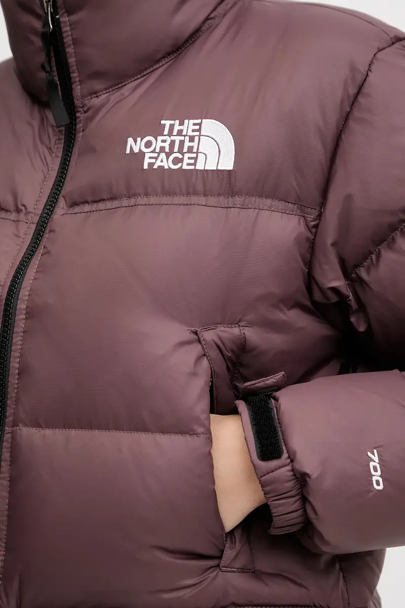 piumino Nuptse Marrone miniatura 5