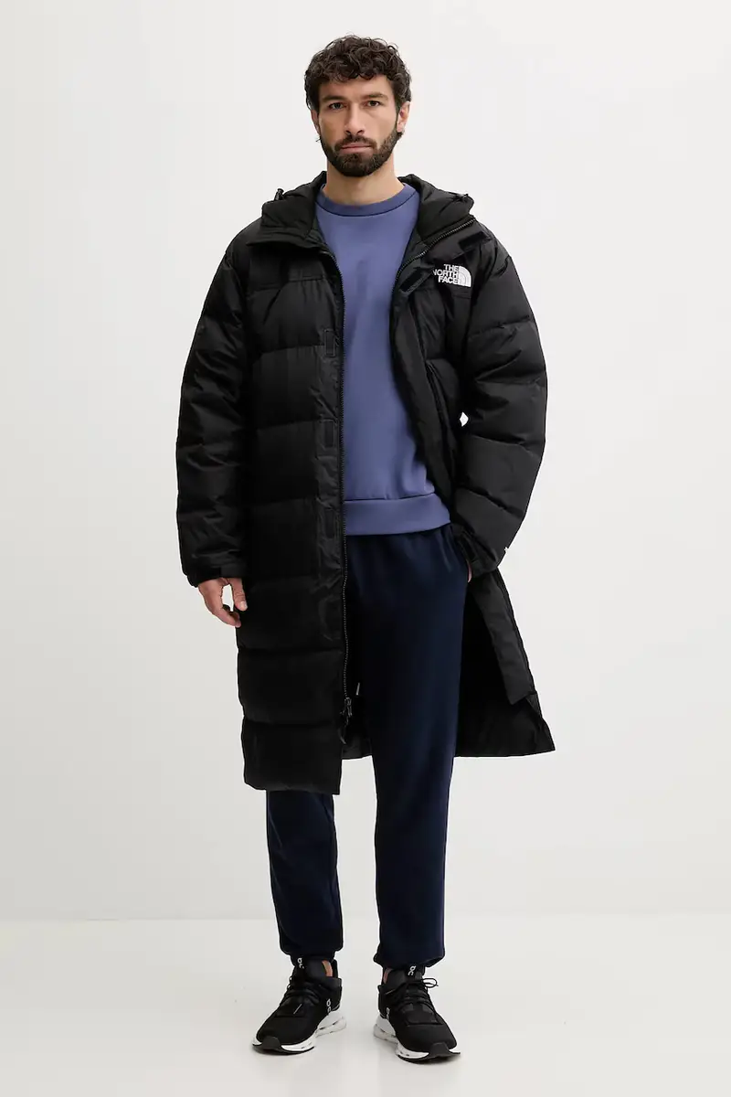 piumino Nuptse Nero miniatura 2