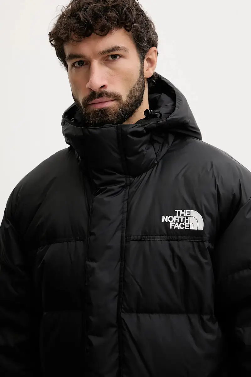 piumino Nuptse Nero miniatura 4