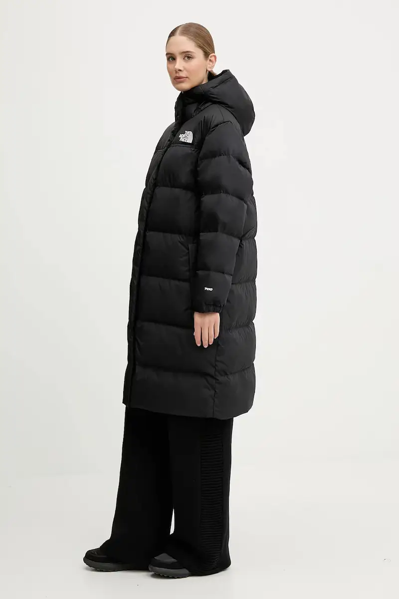 The North Face Piumino Nuptse Nero in Piuma per Donna