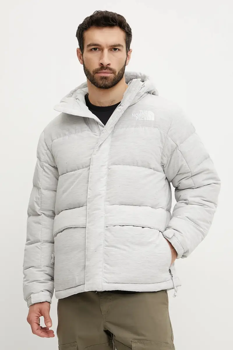 piumino Regrind HMLYN colore grigio NF0A8BNKLE71