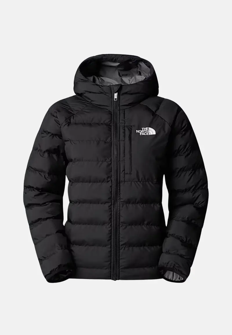 Piumino reversibile Perrito nero e grigio per bambina e bambino