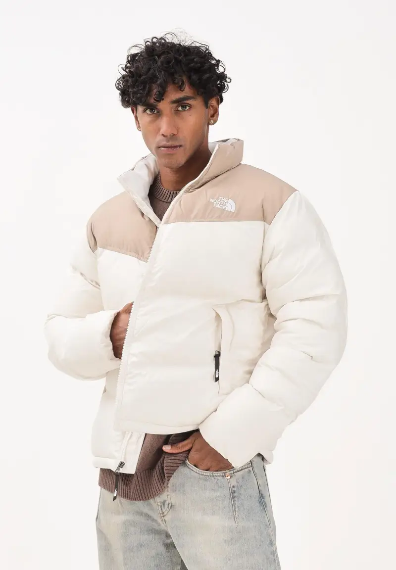 Piumino Saikuru panna e beige da uomo miniatura 2