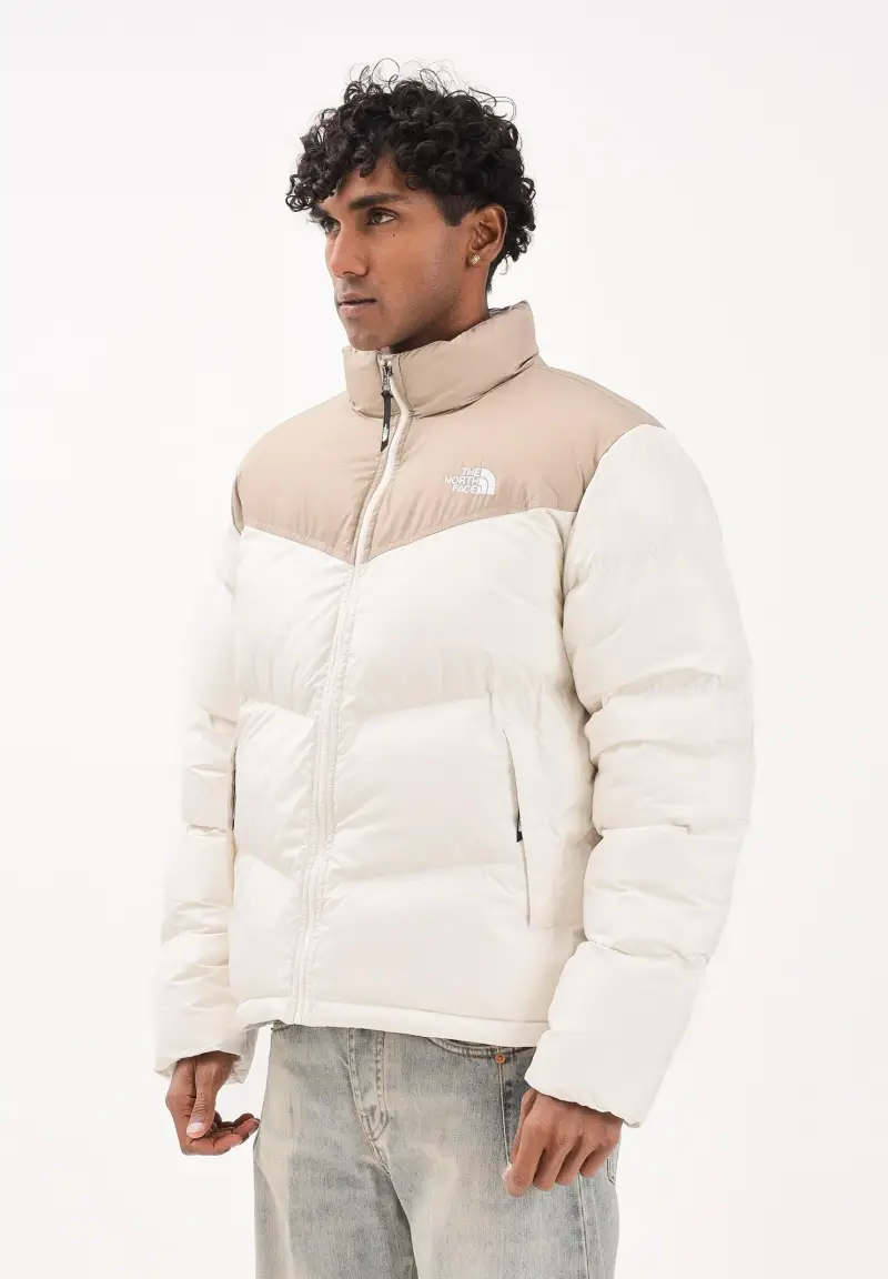 Piumino Saikuru panna e beige da uomo