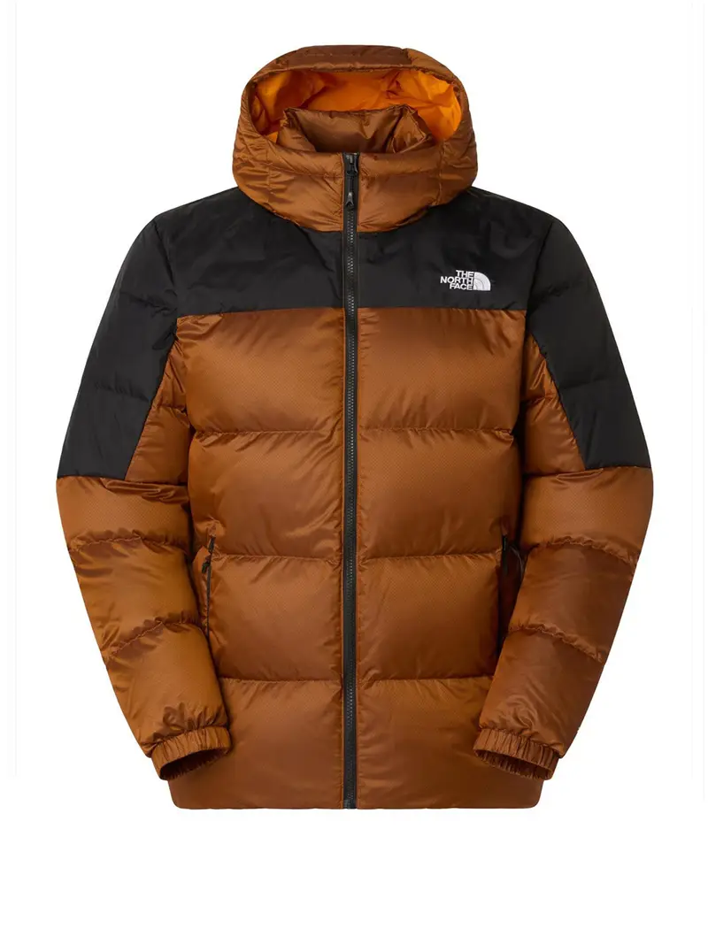 piumino the north face diablo down 2.0 da uomo - marrone