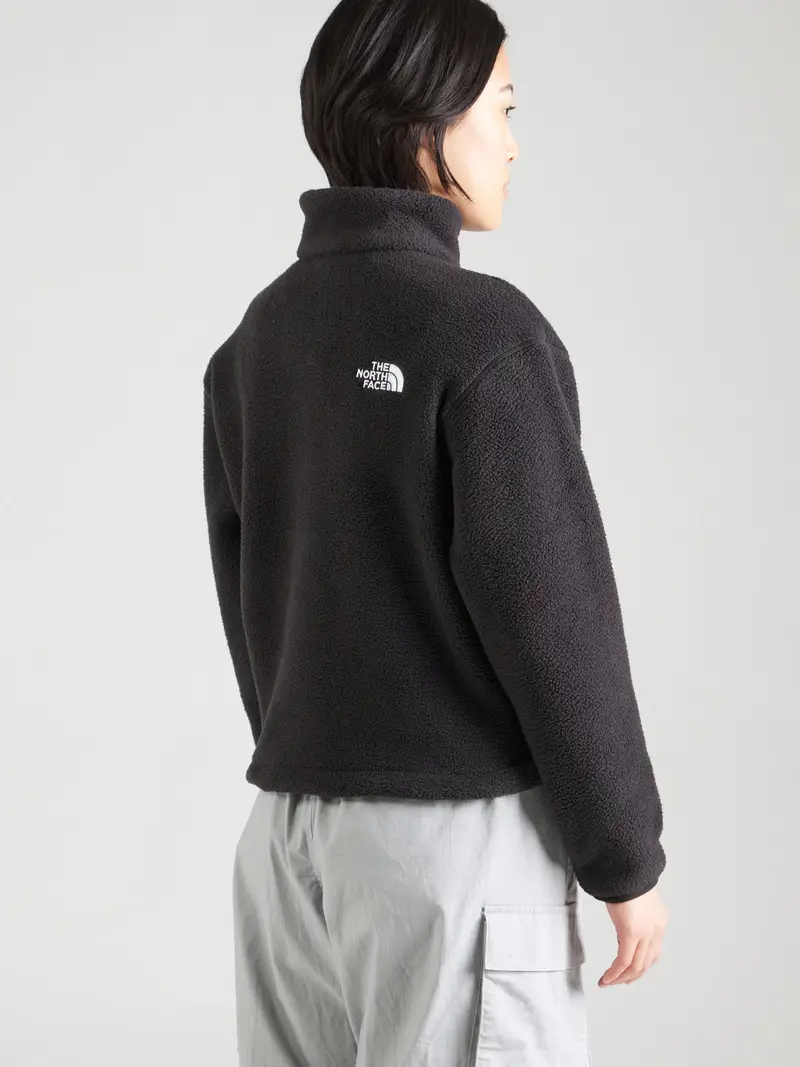 Pullover 'Fleeski' nero / bianco miniatura 3