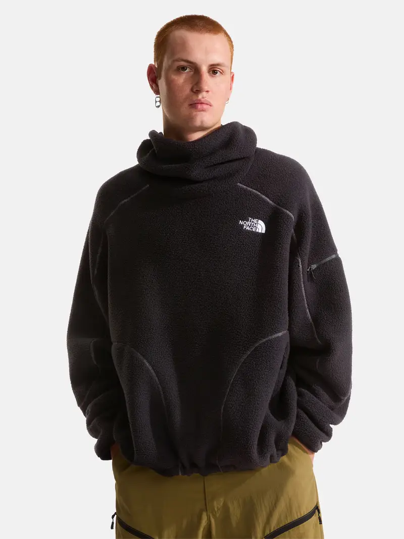 Pullover nero / bianco miniatura 3