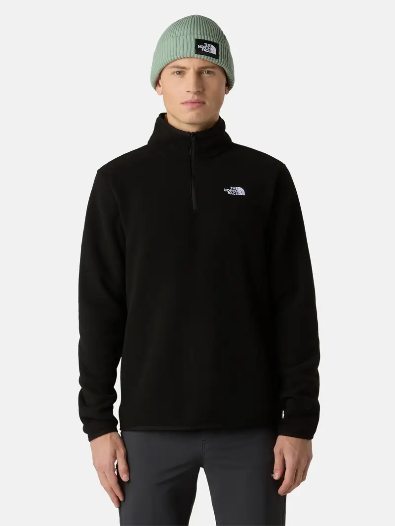 THE NORTH FACE Pullover sportivo 'Glacier' nero / bianco miniatura 2