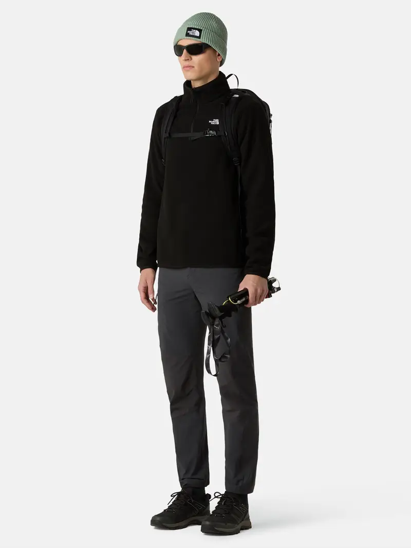 THE NORTH FACE Pullover sportivo 'Glacier' nero / bianco miniatura 3