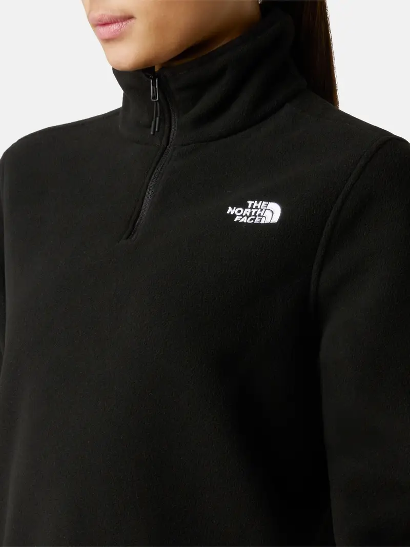 THE NORTH FACE Pullover sportivo 'Glacier' nero / bianco miniatura 2